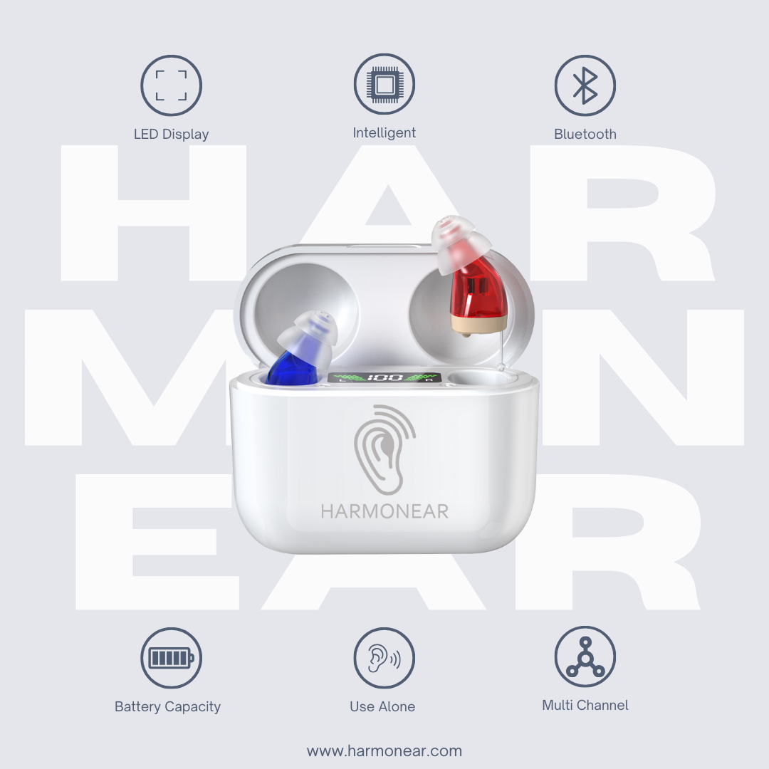 HarmonEar™ CIC Invisible Rechargeable Hearing Aid