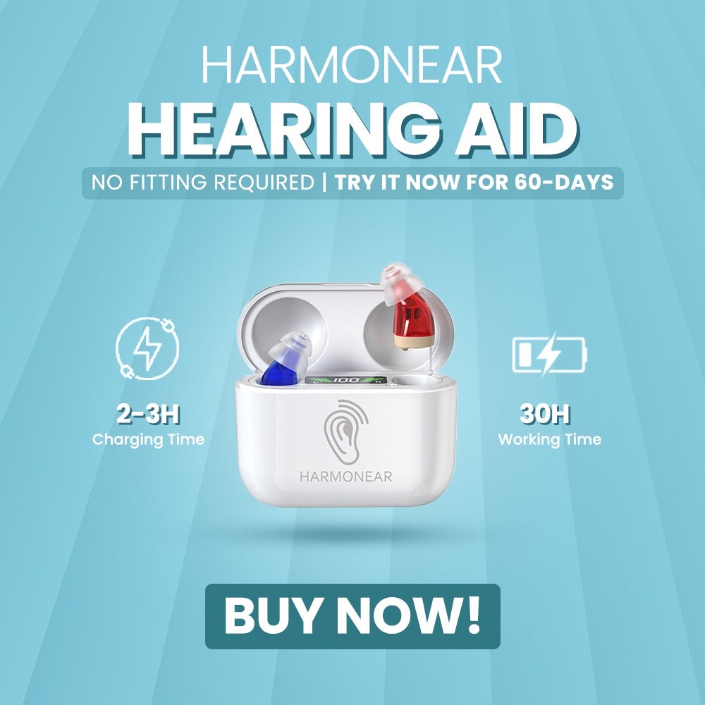 HarmonEar™ CIC Invisible Rechargeable Hearing Aid